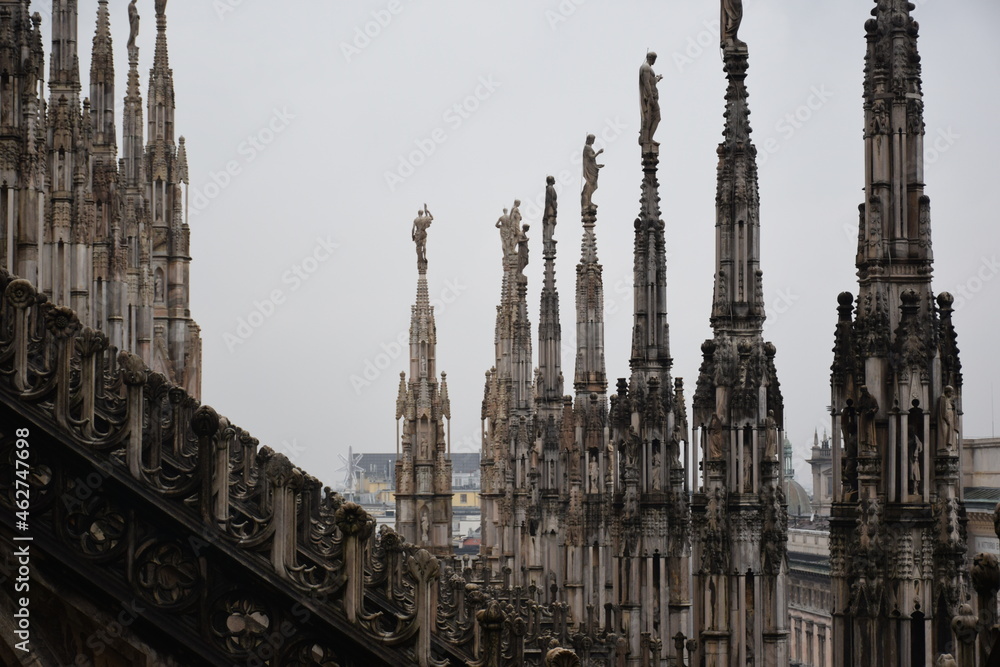 The roof  of Milan Cathedral 