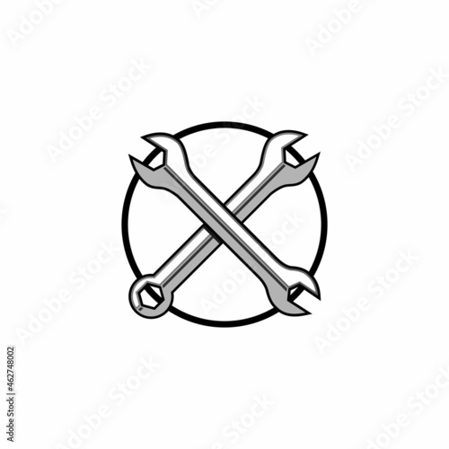 Wrench Logo Design. wrench for repair