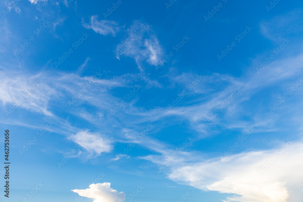 Blue sky, white clouds and fine weather Blue sky, white clouds and fine weather