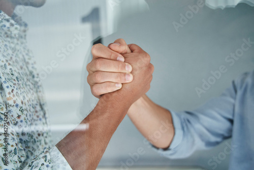 Close-up of handshake photo
