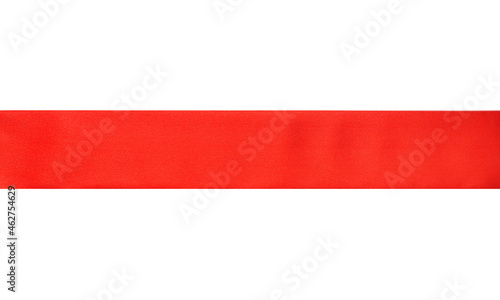 Shiny red ribbon on white background Free Download Shiny red ribbon on white background - GFXLoad