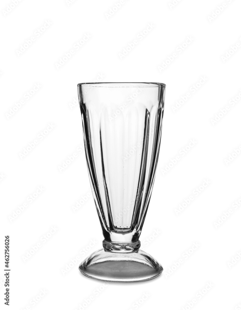 Beautiful empty glass isolated on white background Beautiful empty glass isolated on white background