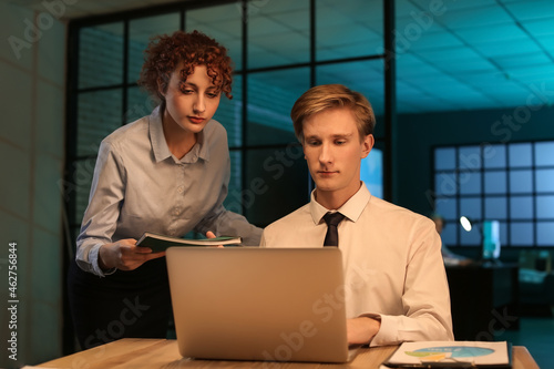 Young businessman with his ...