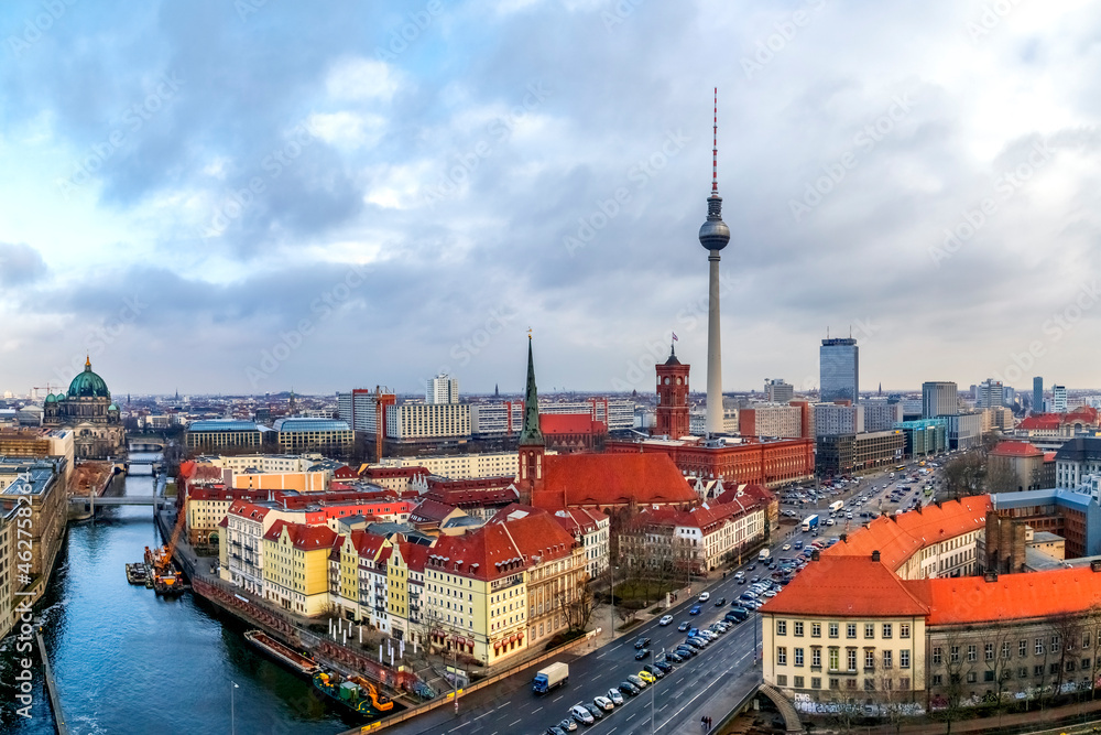 custom made wallpaper toronto digitalGermany, Berlin, view to television tower