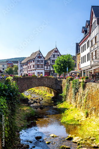 Townscape, Bad Muenstereifel, Germany photo