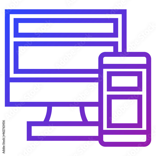 adaptive gradient icon