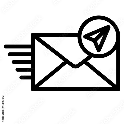 sendemail line icon