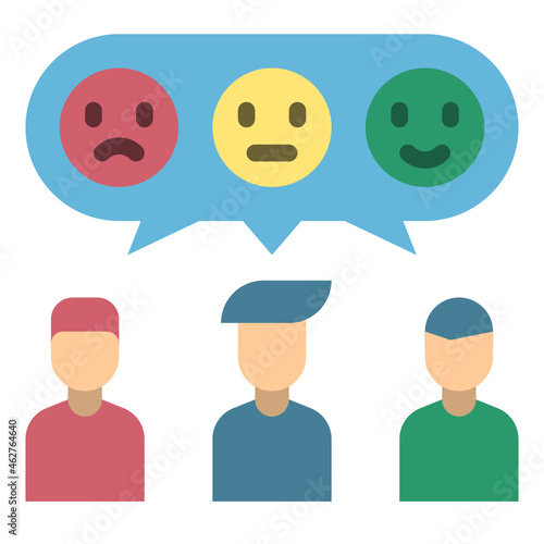 feedback flat icon