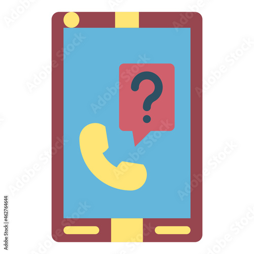 help flat icon