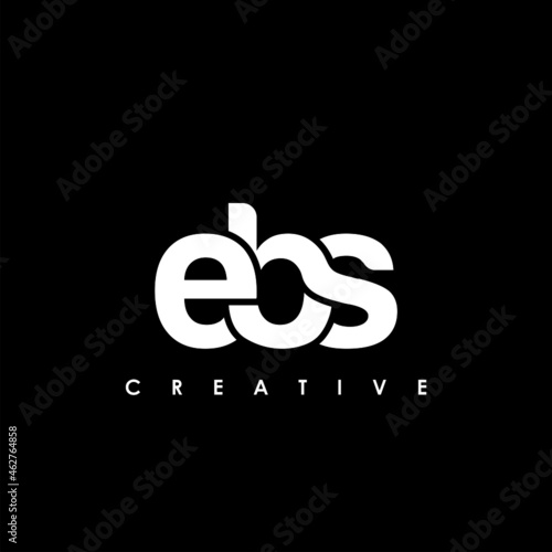 EBS Letter Initial Logo Design Template Vector Illustration photo