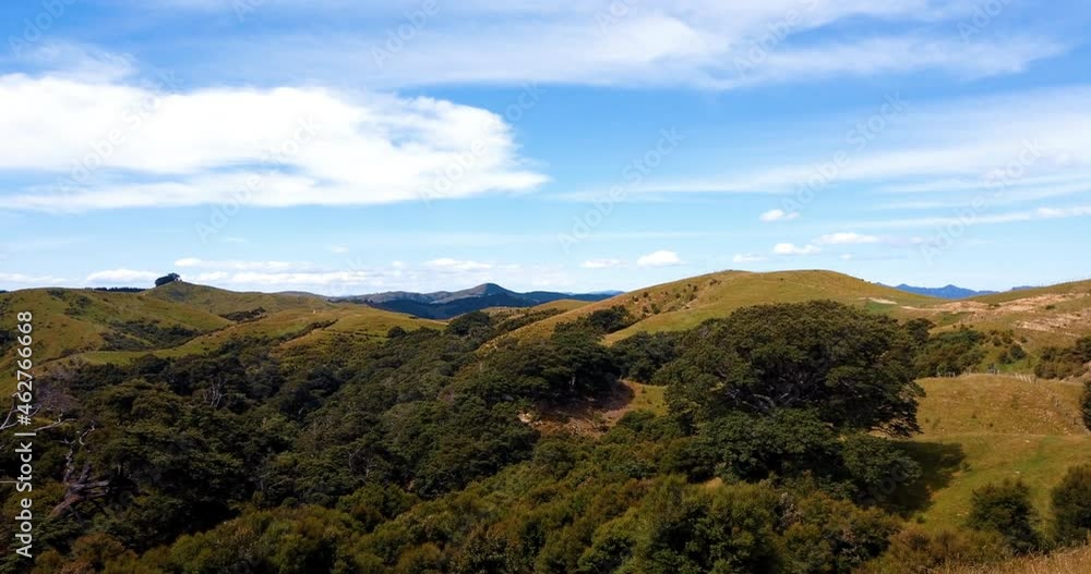 Time Lapse - Rolling Summer hills and skies of NZ farm country - Tuturumuri Time Lapse - Rolling Summer hills and skies of NZ farm country - Tuturumuri