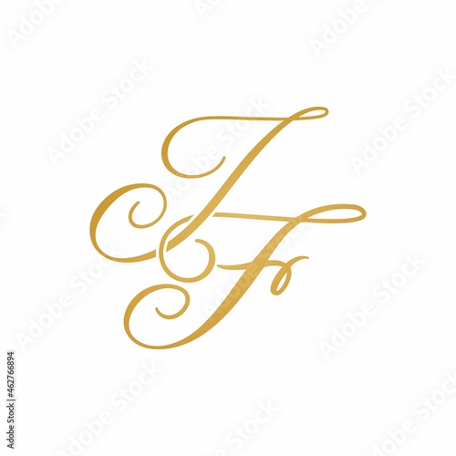 JF iinitial monogram logo photo