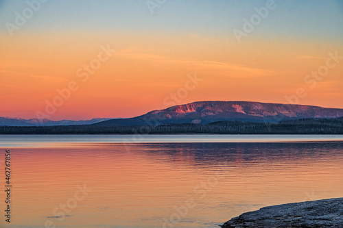 Peaceful evening at the Lake
