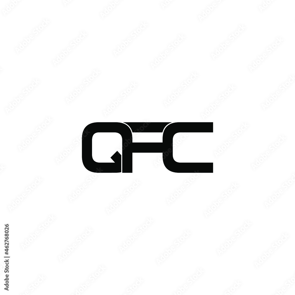 qfc initial letter monogram logo design qfc initial letter monogram logo design