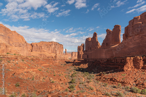 Classic views of the beautiful American Southwest, Arches National Park, Utah