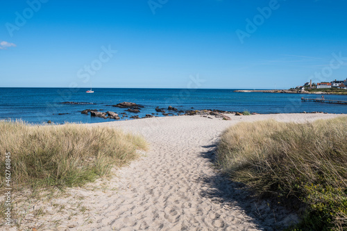 Denmark, Bornholm, beach of Sandvig