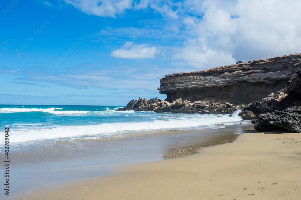 Spain, Canary Islands, Fuerteventura, La Pared, Playa del Viejo Rey