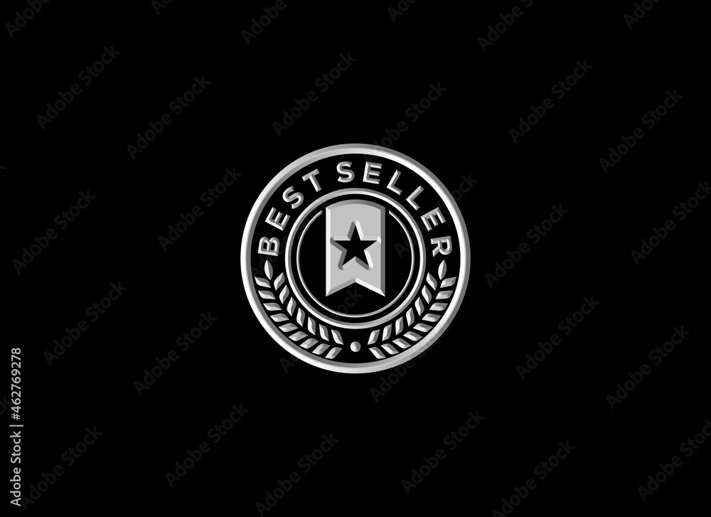 Naklejka premium logo for best sales appreciation in white background