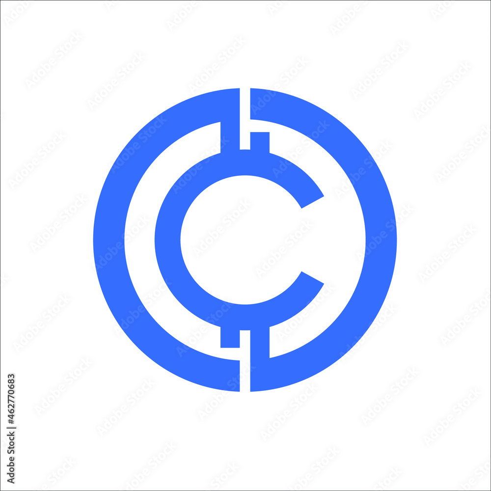 letter C abstract icon letter C abstract icon