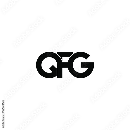 qfg initial letter monogram logo design