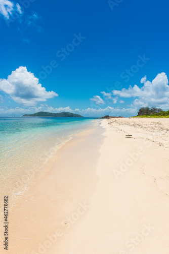 Fiji, Mamanuca islands, Monuriki, sand beach photo