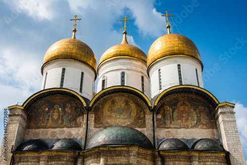 Russia, Moscow, Assumption cathedral on Sobornaya square photo