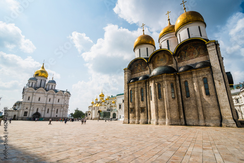 Russia, Moscow, Assumption cathedral on Sobornaya square photo