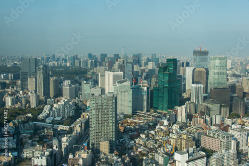 Japan, Tokyo, cityscape seen from Roppongi Hills photo
