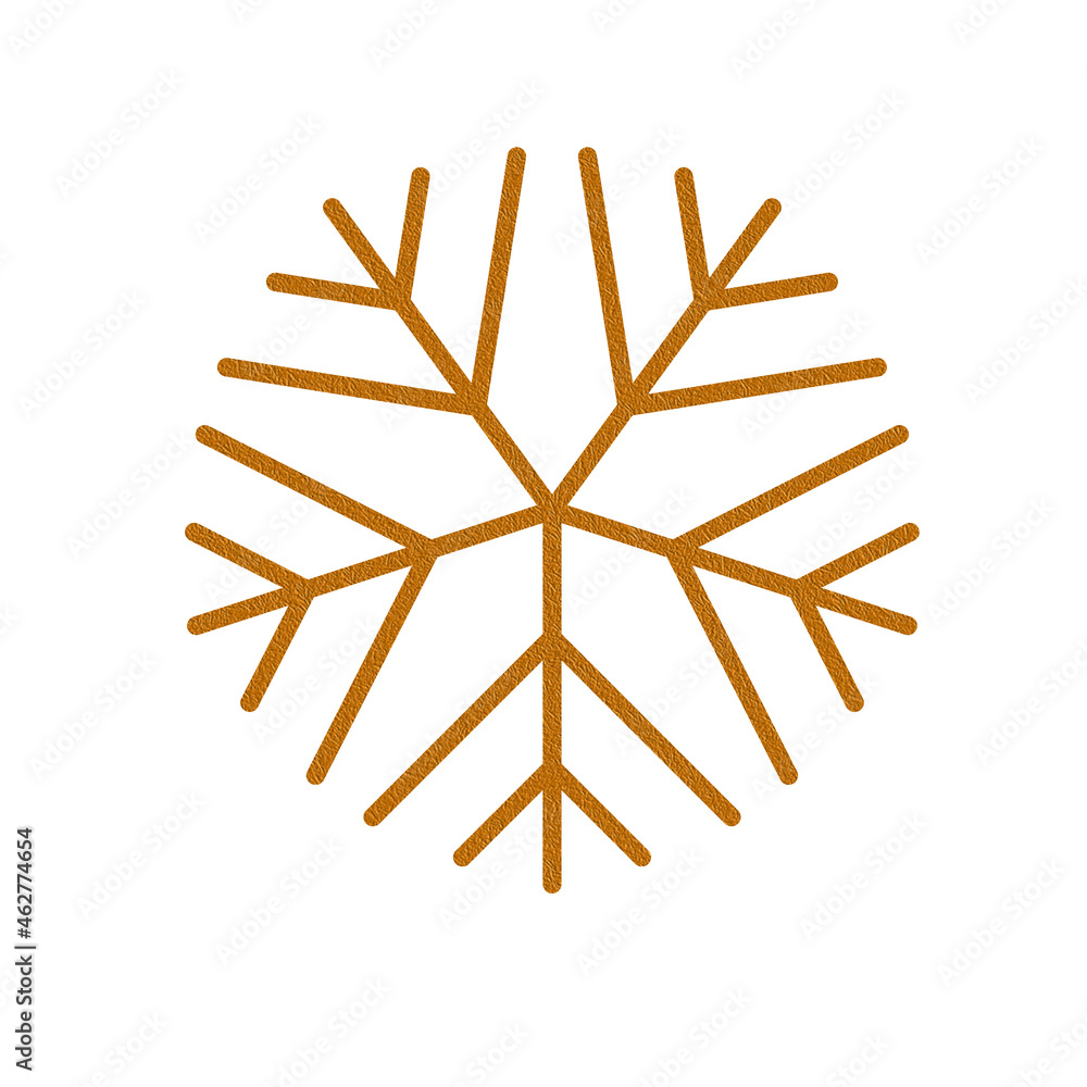 Christmas decoration design element — golden snowflake, snow textured effect. Xmas symbol, new year minimalist symbol for festive banner, holiday card, frost postcard, celebration poster, sale flyer. Christmas decoration design element — golden snowflake, snow textured effect. Xmas symbol, new year minimalist symbol for festive banner, holiday card, frost postcard, celebration poster, sale flyer.