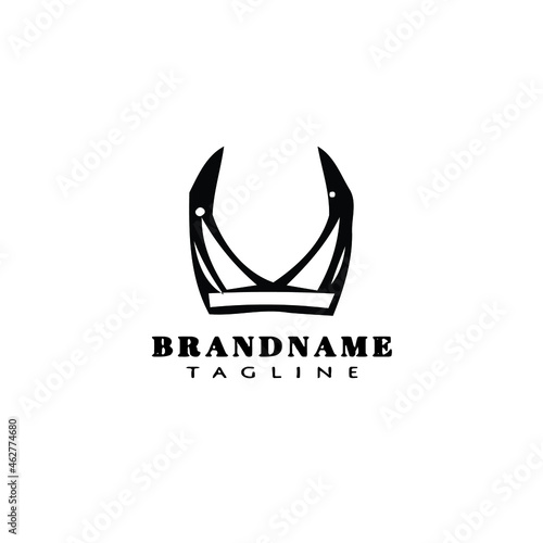 bustier logo cartoon icon design template creative isolated vector illustration