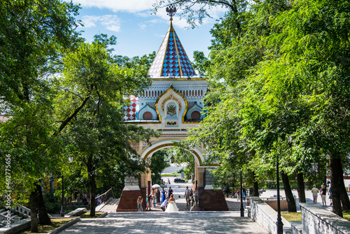 The Nicholas Triumphal Gates, Vladivostok, Russia