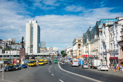 Svetlanskaya Street, Vladivostok, Russia photo