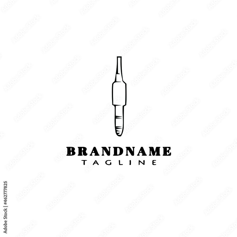 cable spool logo cartoon icon design template black vector illustration cable spool logo cartoon icon design template black vector illustration