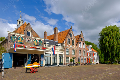 Netherlands, North Holland, Edam, Old town cheese market photo
