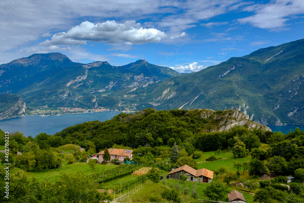Italy, Trentino, Lake Garda, Pregasina near Riva del Garda Italy, Trentino, Lake Garda, Pregasina near Riva del Garda