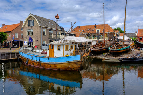 The Netherlands, Utrecht, Bunschoten-Spakenburg, Oude Haven, Fishing village