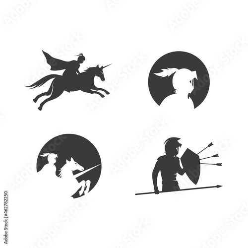 knight hero illustration