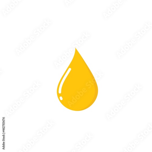 hair nutrition oil drop icon vector illustration design