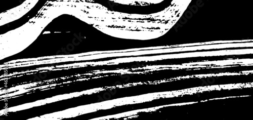 Grunge is black and white. Abstract monochrome background