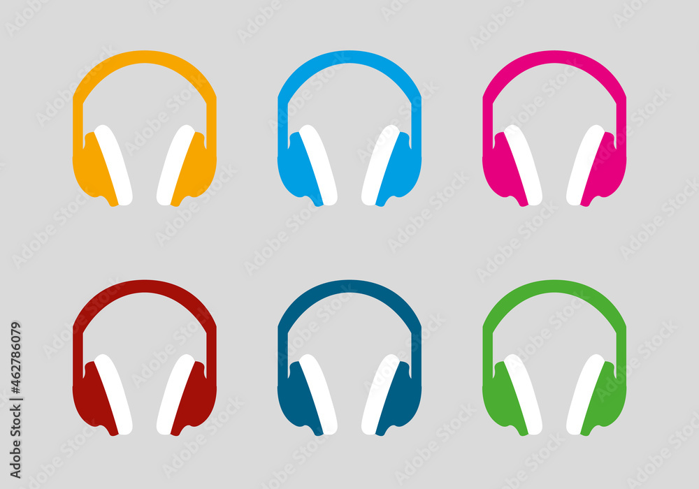 headphones in vector, graphic resource, mobile technology headphones in vector, graphic resource, mobile technology