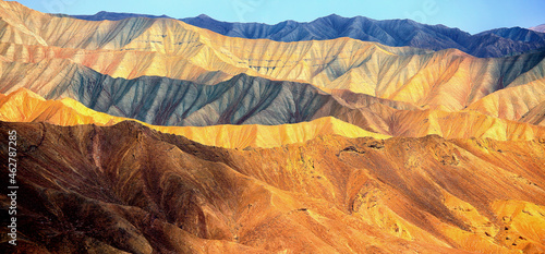 Iran, Kerman Province, Mountains ofÔøΩLut Desert
