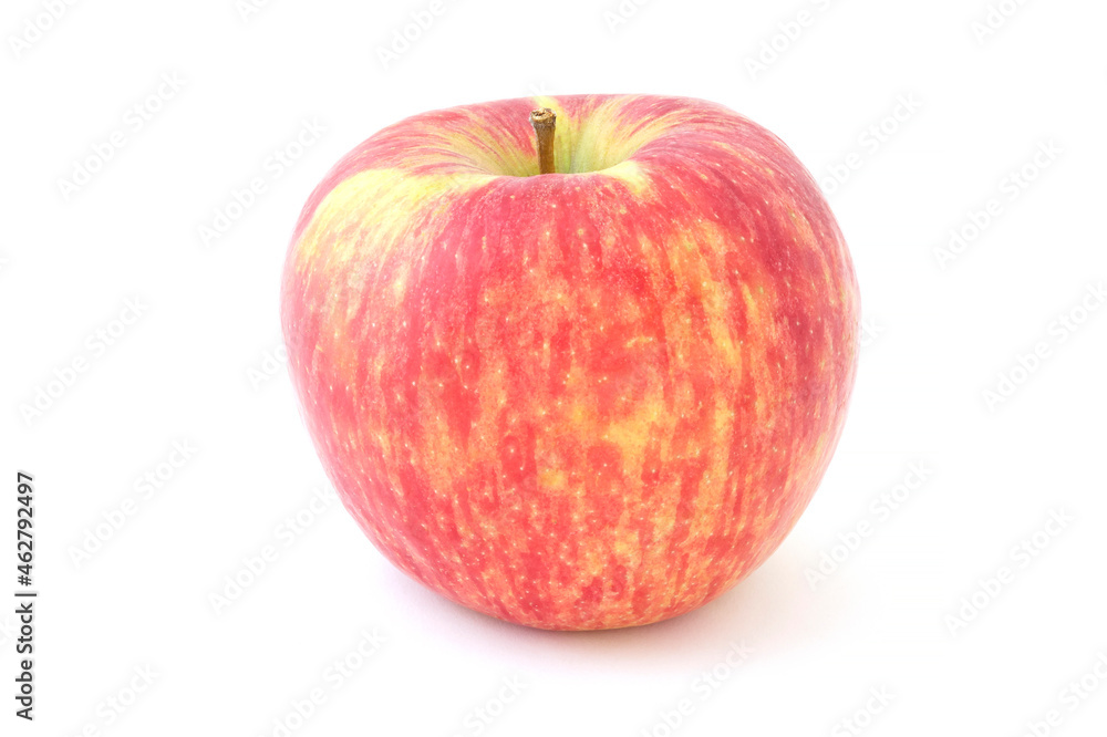close up of red apple isolated on white close up of red apple isolated on white