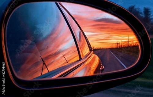 sunset in the car © Кирилл Близнюк