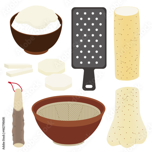 山芋のイラスト