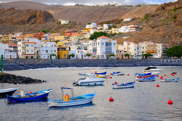 Sierkussen Canarische Eilanden Haven van Playa de Santiago Gomera  © mukilp22