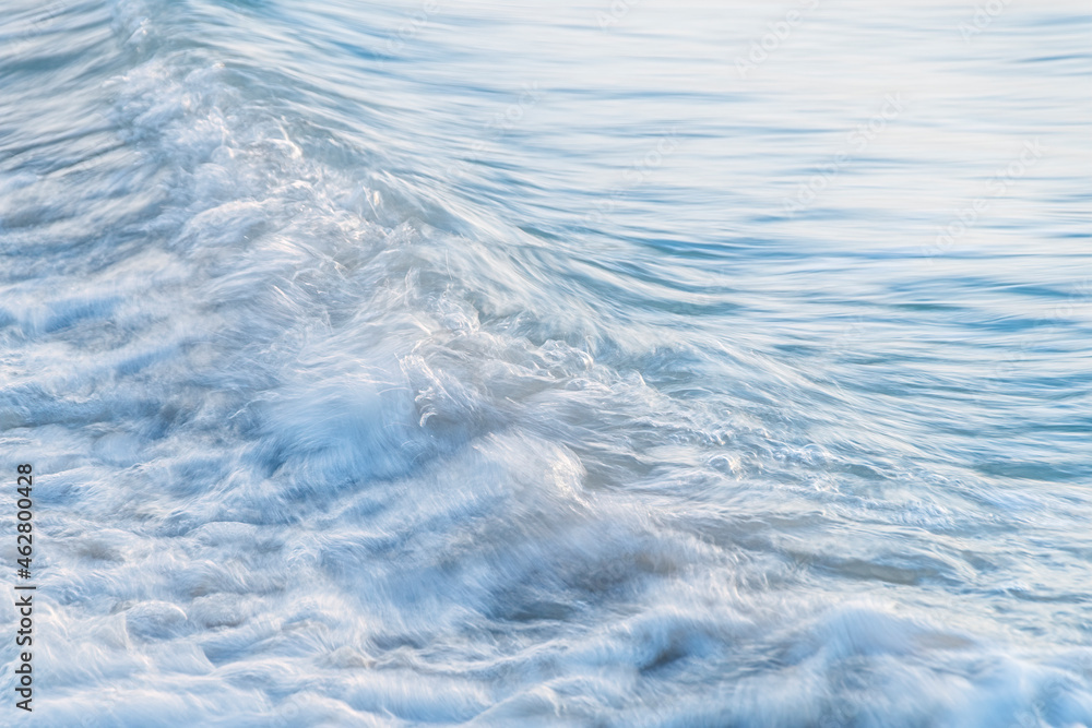 Full frame shot of sea waves at Camusdarach Beach, Lochaber, Scotland, UK