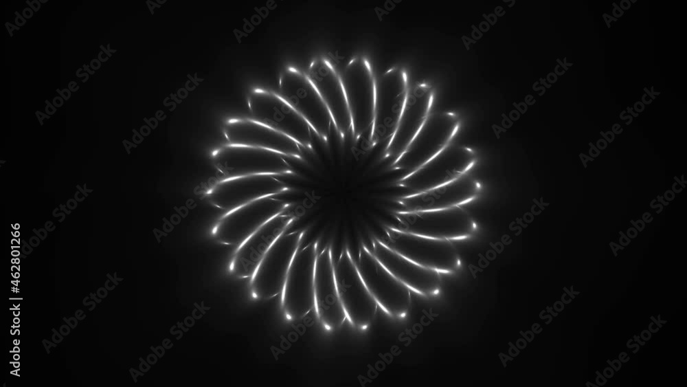 Rotating matallic coil spring (4K 3840x2160 30fps). Rotating matallic coil spring (4K 3840x2160 30fps).
