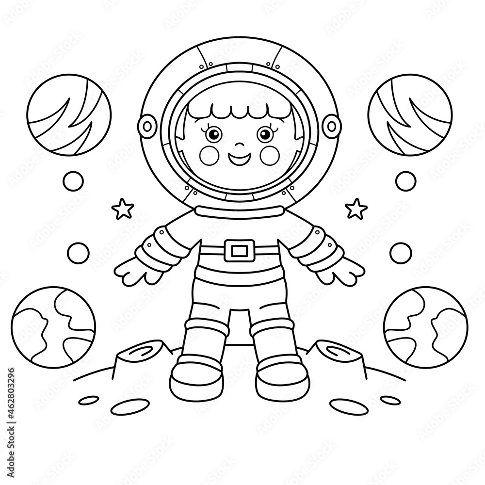 Planets Space Coloring Pages
