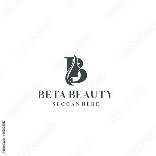 Letter B and Beauty Face logo concept ready for your brand