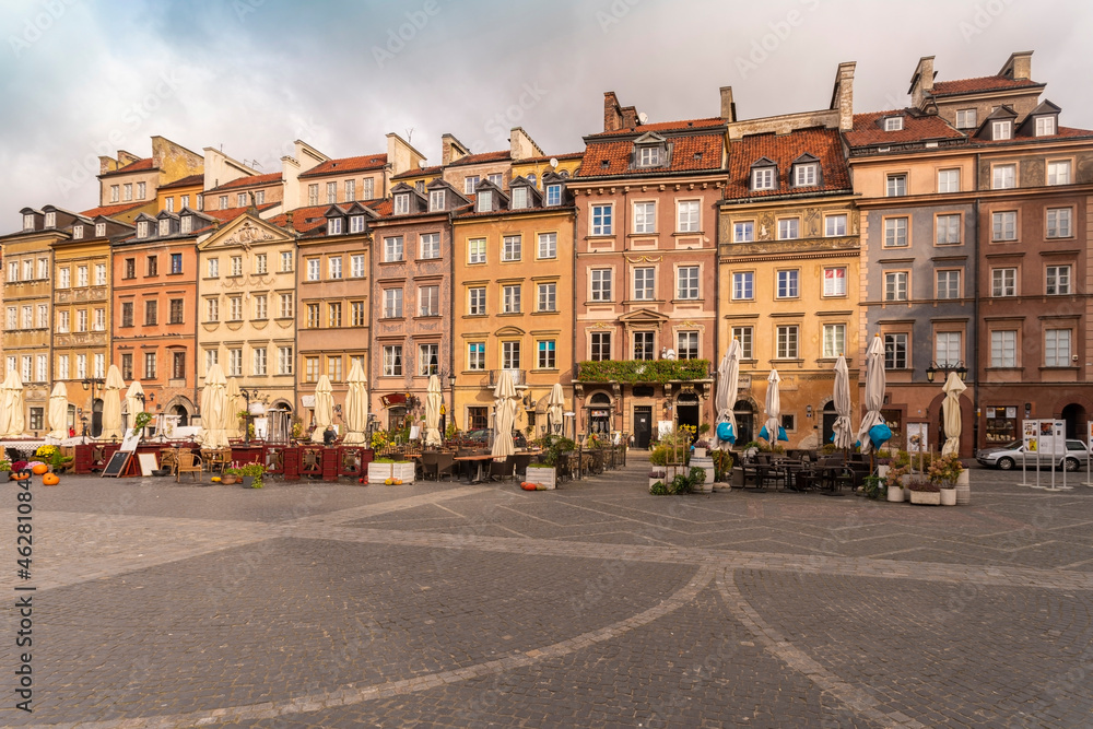 Old Town Market Square, Warsaw, Poland Old Town Market Square, Warsaw, Poland